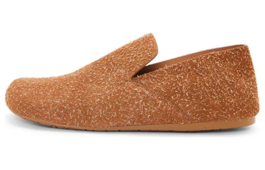 LOEWE LOEWE Suede Casual Shoes Men's Brown