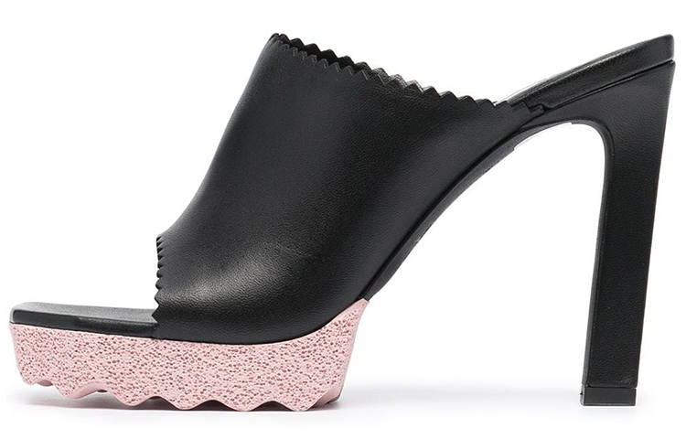 OFF-WHITE OFF WHITE Block Heel High Heels 11cm Women's Black