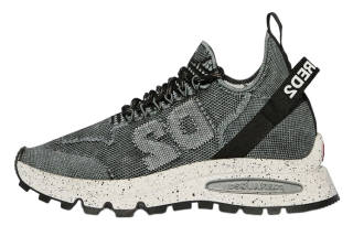 DSQUARED 2 Run DS2 Nylon Cushioning, Wear Resistant Low top Sports Casual Shoes Men's Gray