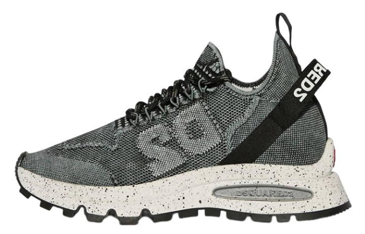 DSQUARED 2 DSQUARED 2 Run DS2 Nylon Cushioning, Wear Resistant Low top Sports Casual Shoes Men's Gray