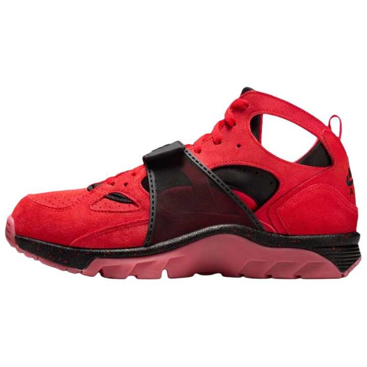 Nike Nike Air Trainer Huarache Breathable Support Basketball Shoes Men's Red