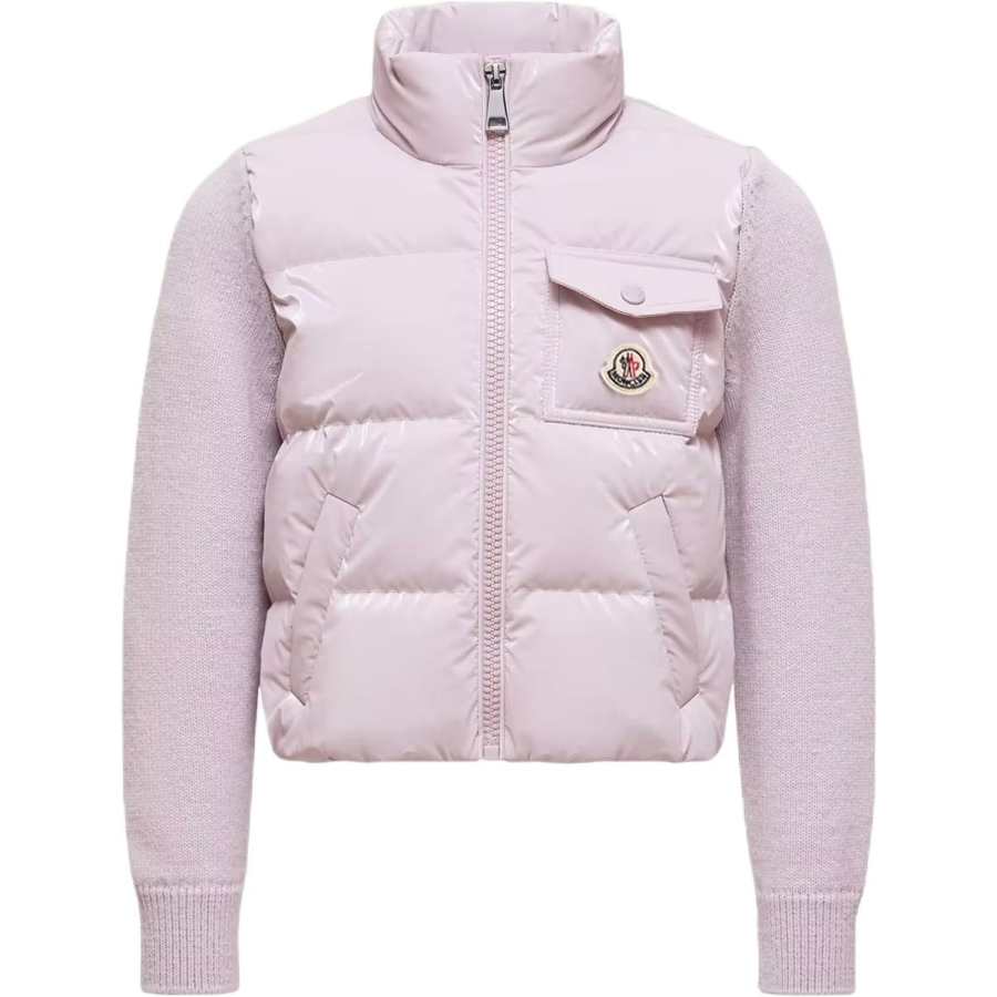 Moncler CARDIGAN 26ss Down Jacket Kids' Light Purple