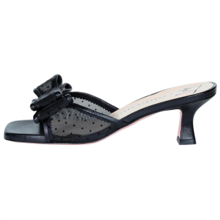 Roberto Festa Slide Slippers 7cm Women's Black