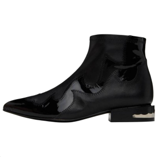 TOGA VIRILIS Togafulla Leather Ankle Boots Women's Black