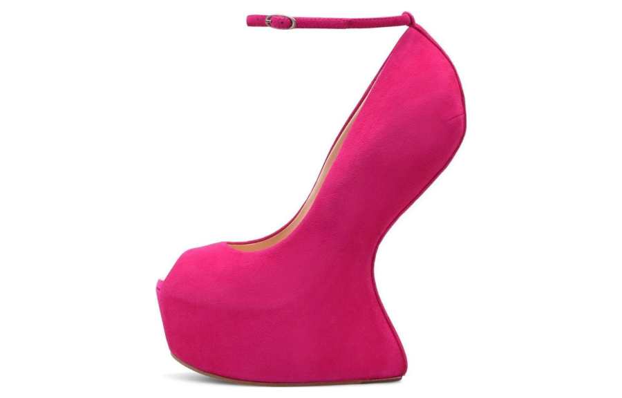 Giuseppe Zanotti Giuseppe Zanotti/GZ Irregular Heel High Heels 13cm Women's Pink