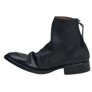 BORIS BIDJAN SABERI Leather Ankle Boots Men's Black