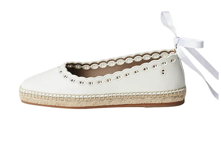 HERMES HERMES Guapa Espadrilles Women's White