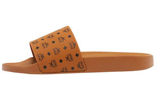 MCM Monogram Slides Brown