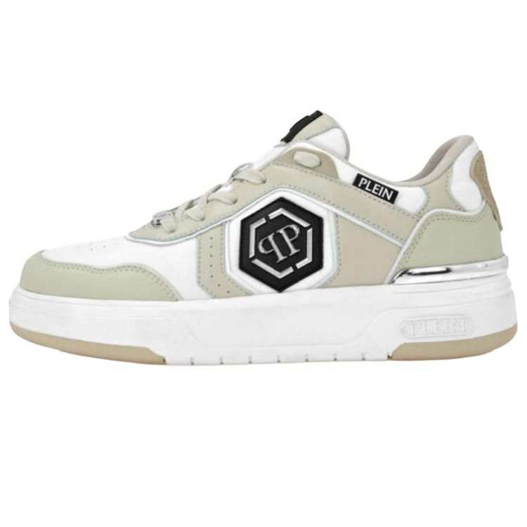 PHILIPP PLEIN Lo Top Artificial Leather Low top Skateboard Shoes Unisex Beige