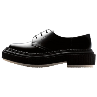 ADIEU PAIRS Leather Casual Shoes Men's Black