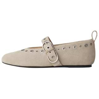 RAG&BONE Leather Mary Jane Shoes Women's Beige