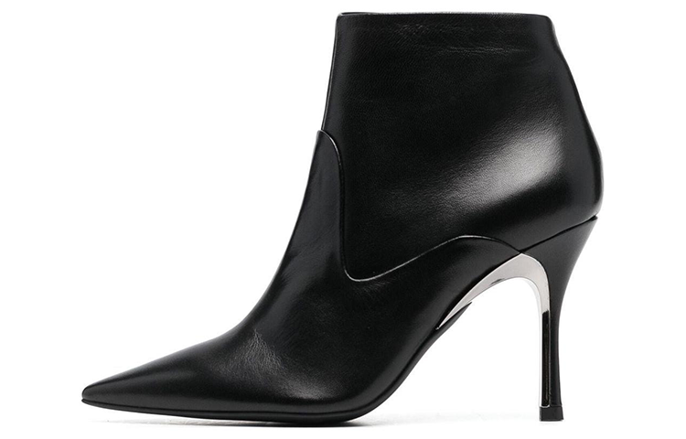 Furla 100mm Leather Ankle Boots