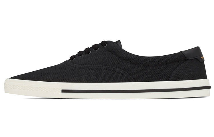 SAINT LAURENT Low top Stylish Skateboarding Shoes Men's Black