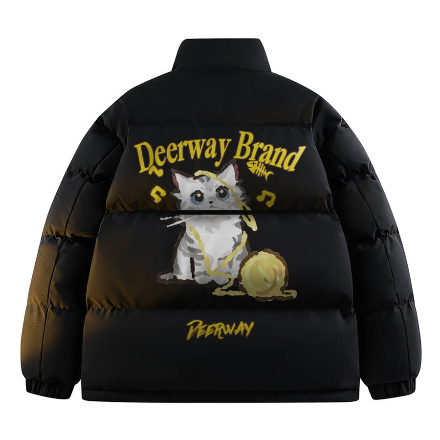 DEERWAY DEERWAY Puffer Jackets Unisex Stand Collar Thickened