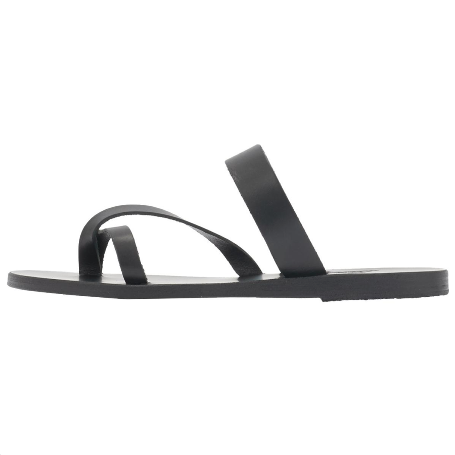 ANCIENT GREEK SANDALS Flip Flops Women's Black