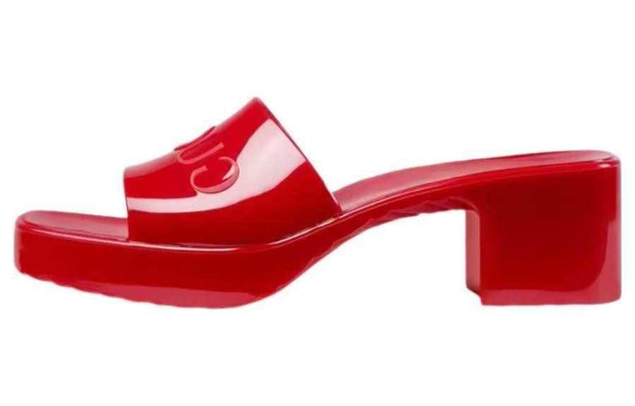 GUCCI Slide Slippers Women's Red