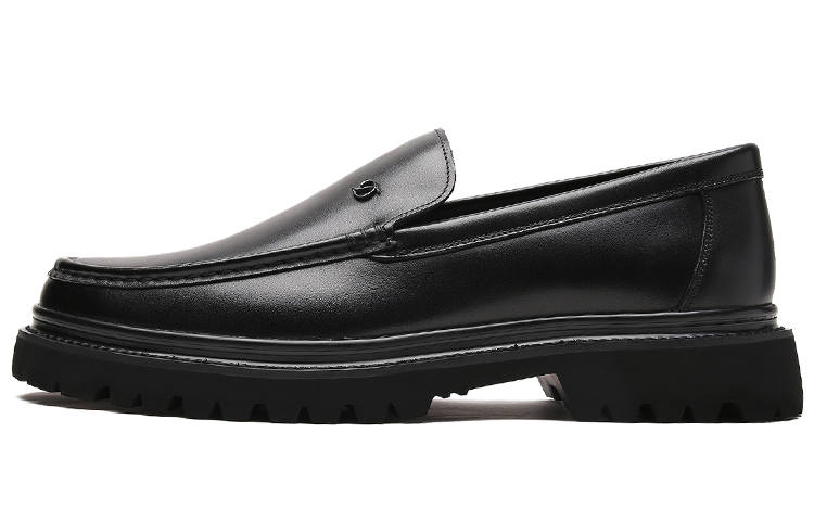 S.T.Dupont S. T.DUPONT Cow Leather Casual Shoes Men's Black