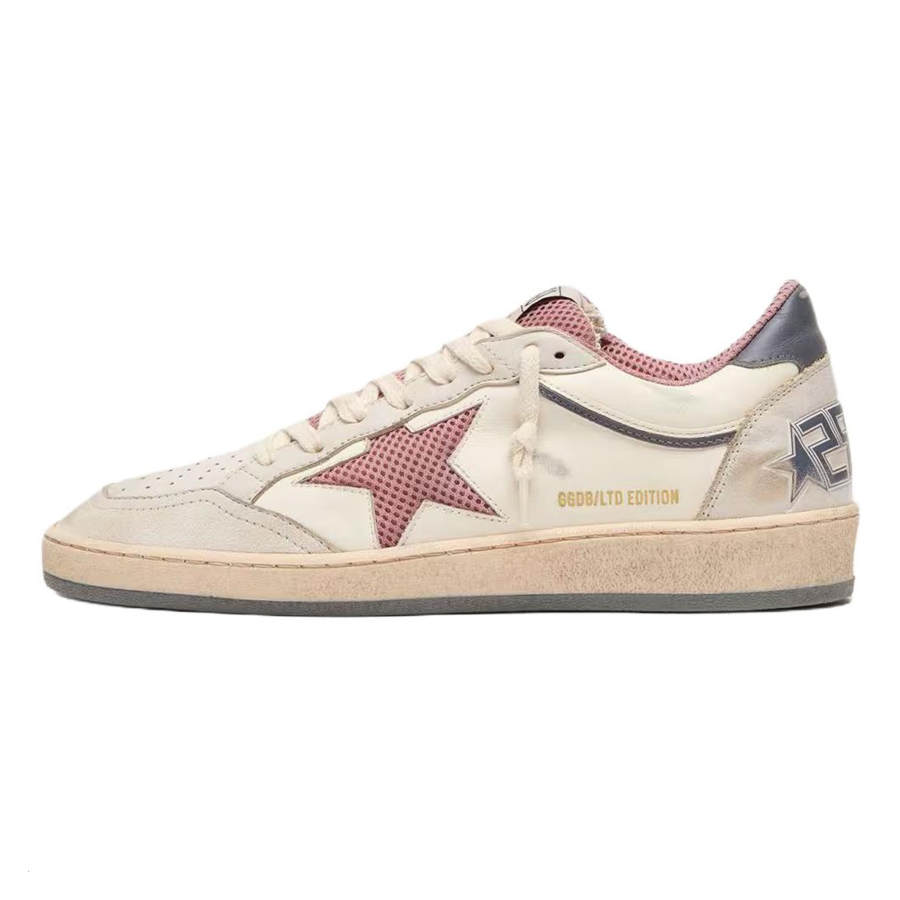 Golden Goose Ball Star LTD Low top Skateboard Shoes Women's Beige