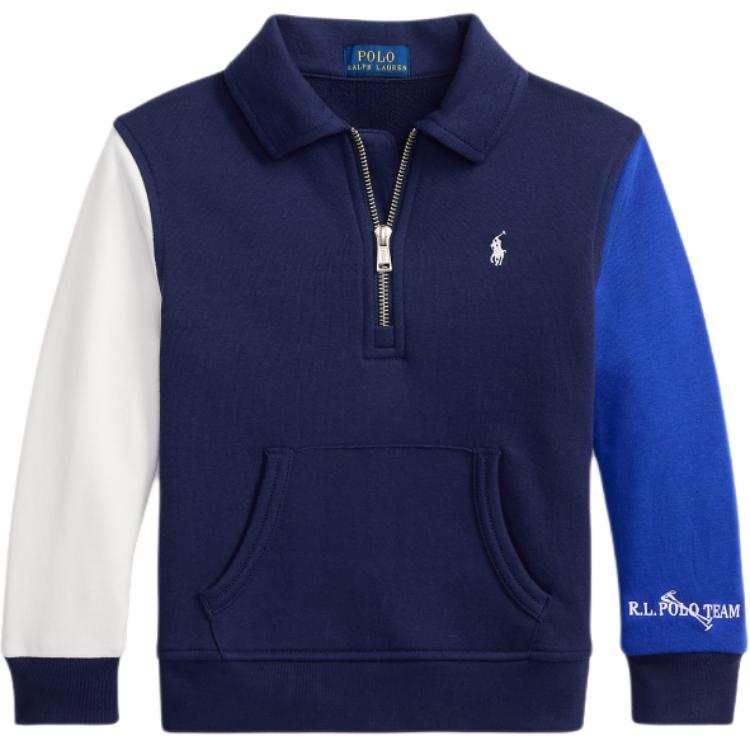 Polo Ralph Lauren Sweatshirt SS26 Dark Blue Multicolor Children Aged 3 7 Years Old