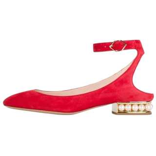 NICHOLAS KIRKWOOD Suede Casual Shoes Women's Red