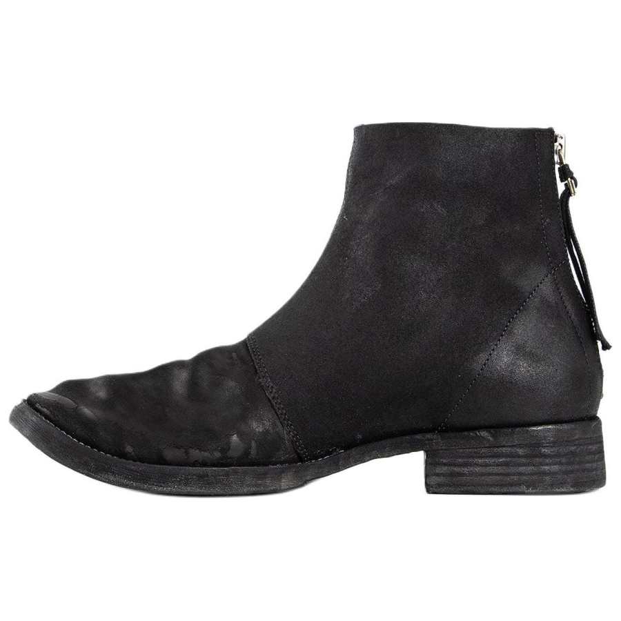 BORIS BIDJAN SABERI Leather Ankle Boots Men's Black
