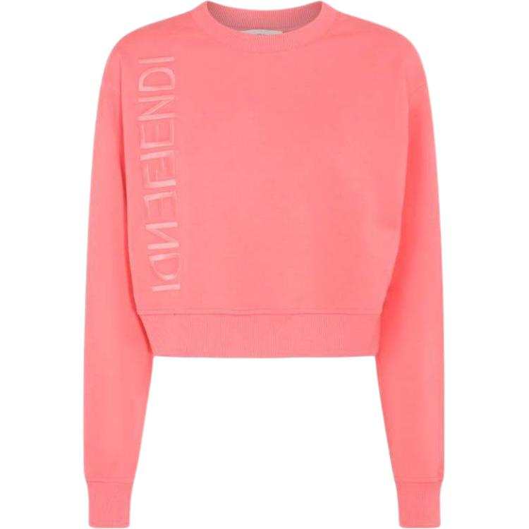 FENDI Logo Embroidered Crewneck Jumper