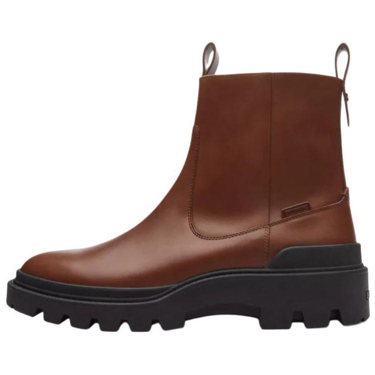 COACH COACH Caiden Ankle Boots 4cm Men's Brown