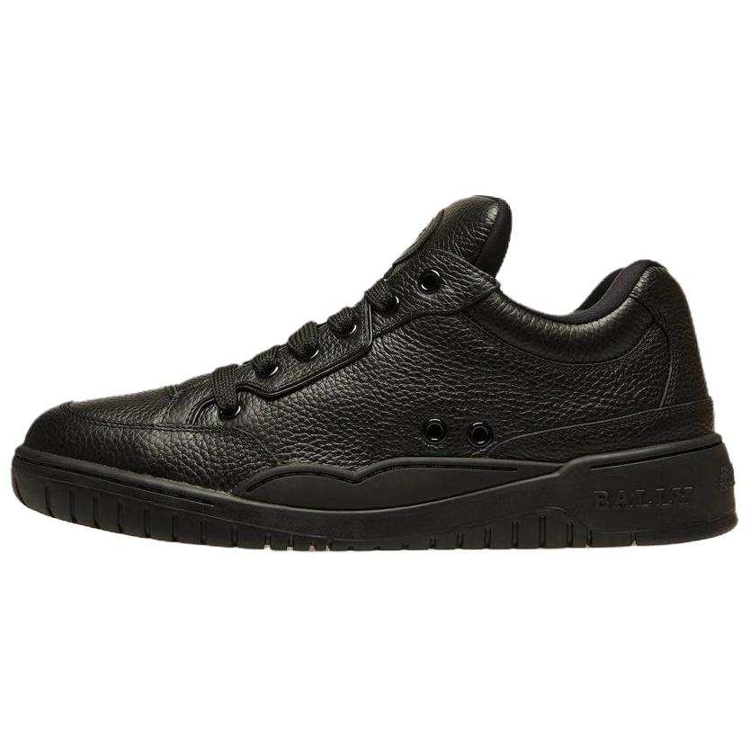 BALLY Leather Low top Sports Casual Shoes Men's Black