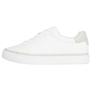 CALVIN KLEIN Leather Low top Skateboard Shoes Women's White