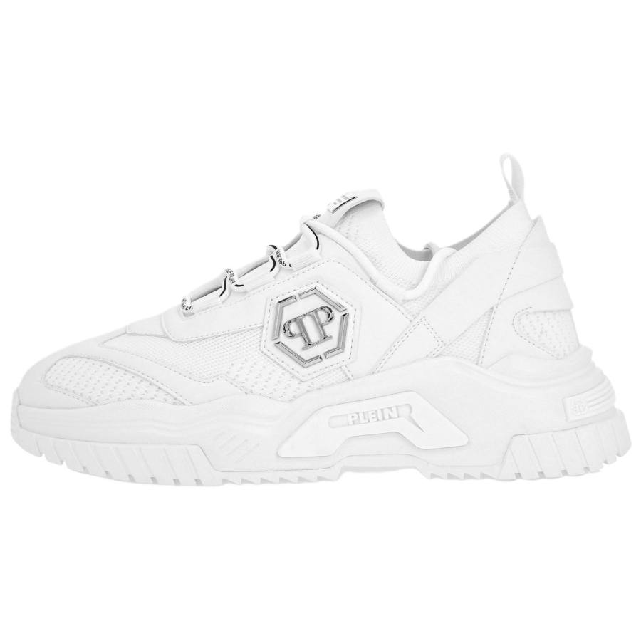 PHILIPP PLEIN Predator Low top Chunky Sneakers Unisex White