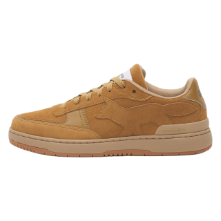 Maison Kitsune Chiru Cow Leather Low top Skateboard Shoes Men's Brown