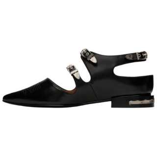 Toga Pulla Leather Casual Shoes Women's Black