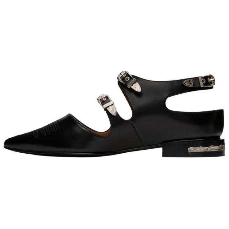 Toga Pulla Leather Casual Shoes Women's Black