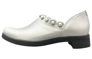 Tokyo Bopper Leather Casual Shoes 3cm Women's Silver