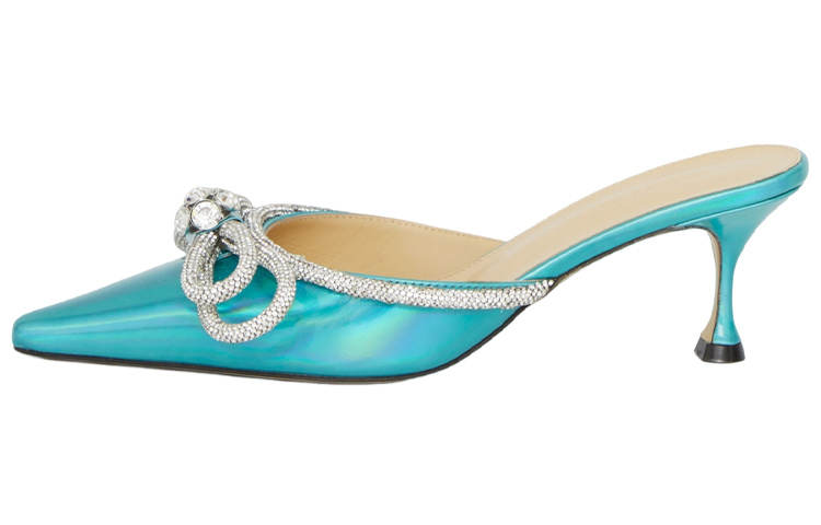 MACH & MACH Closed Toe Slippers Women's Blue