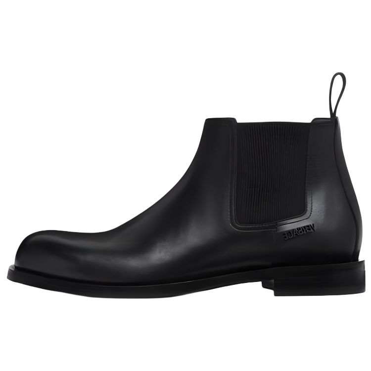 VERSACE VERSACE Metropoli Leather Chelsea Boots