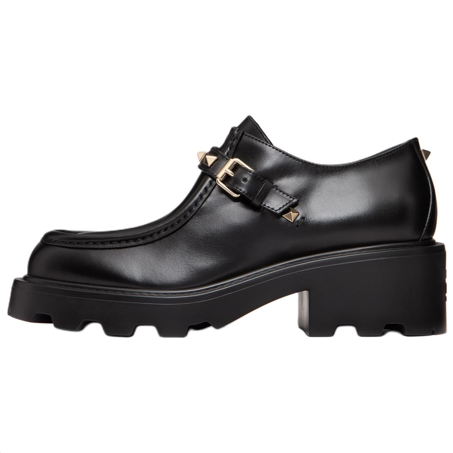 Valentino Garavani Rockstud Almond Toe Loafers Women's
