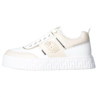 LIU·JO Leather Low top Skateboard Shoes Women's White