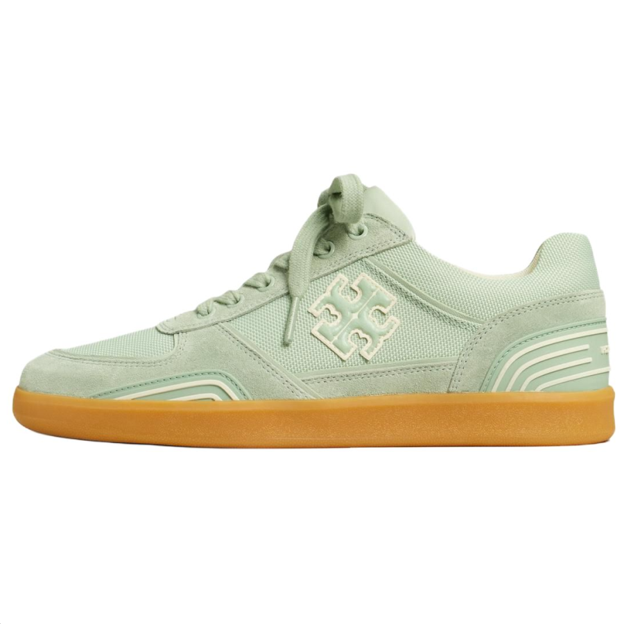 TORY BURCH Clover Court Low top Skateboard Shoes Women's Green
