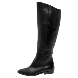 Roberto Festa Calfskin Knee high Boots Women's Black