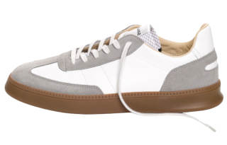 SPALWART Skateboard Shoes Unisex Low Top White Gray