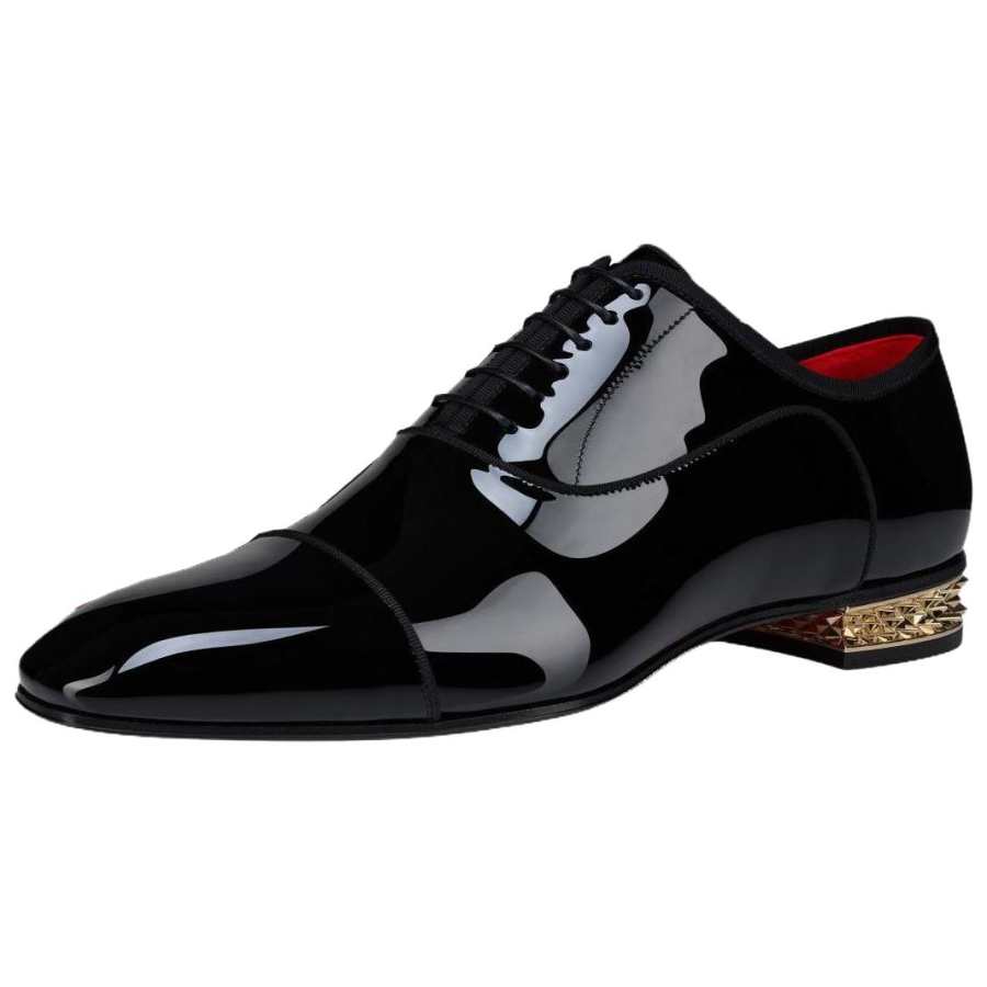 Christian Louboutin CL Greggyrocks Dress Shoes 2cm Men's Black