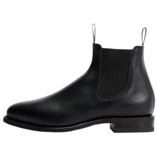 R.M.WILLIAMS Comfort Macquarie Leather Short Chelsea Boots Men's Black