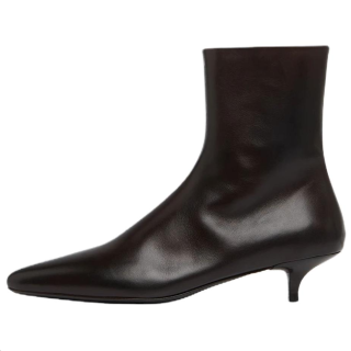 Marsèll Longiforma Leather Ankle Boots Women's Dark Brown