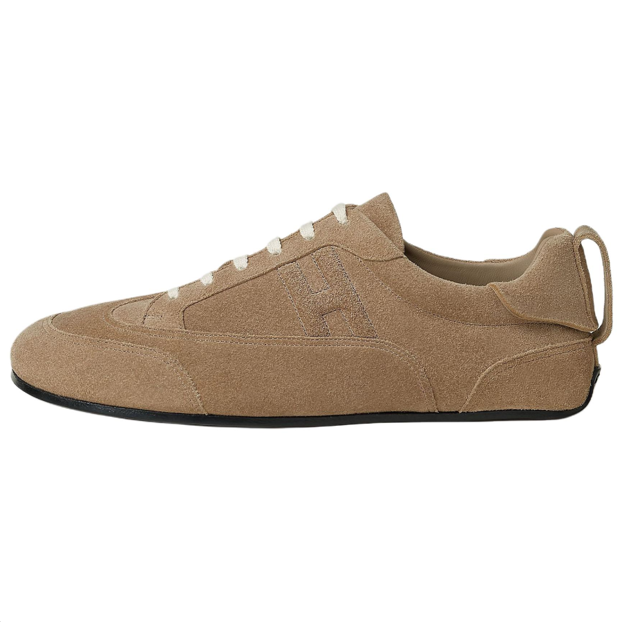 HERMES May Low top Casual Shoes Men's Sandy Beige