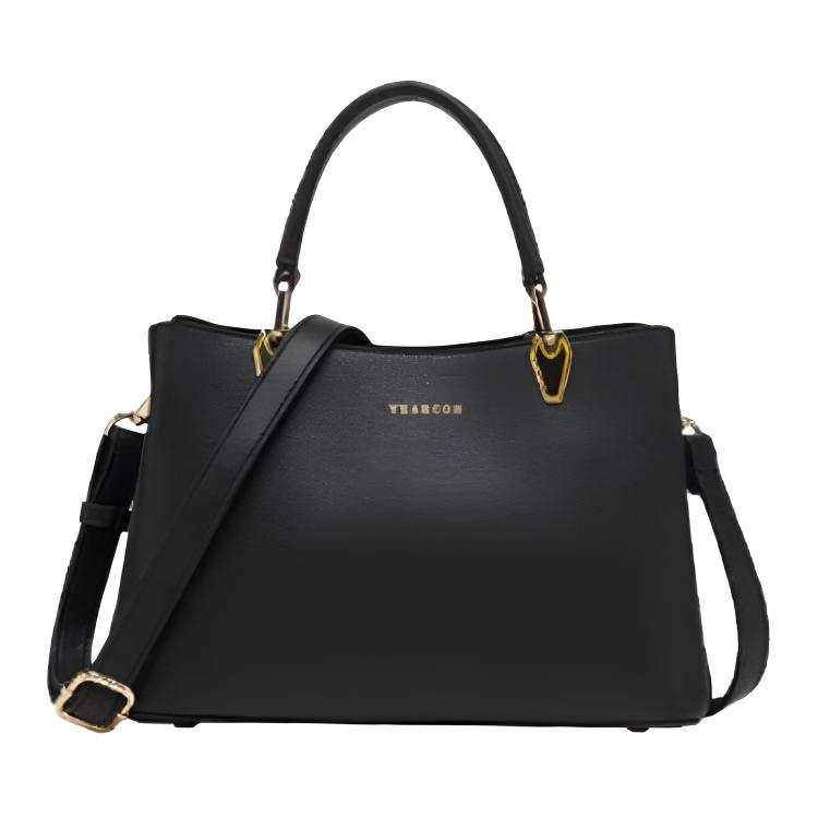 YEARCON Synthetic Leather Handbag Women's Black