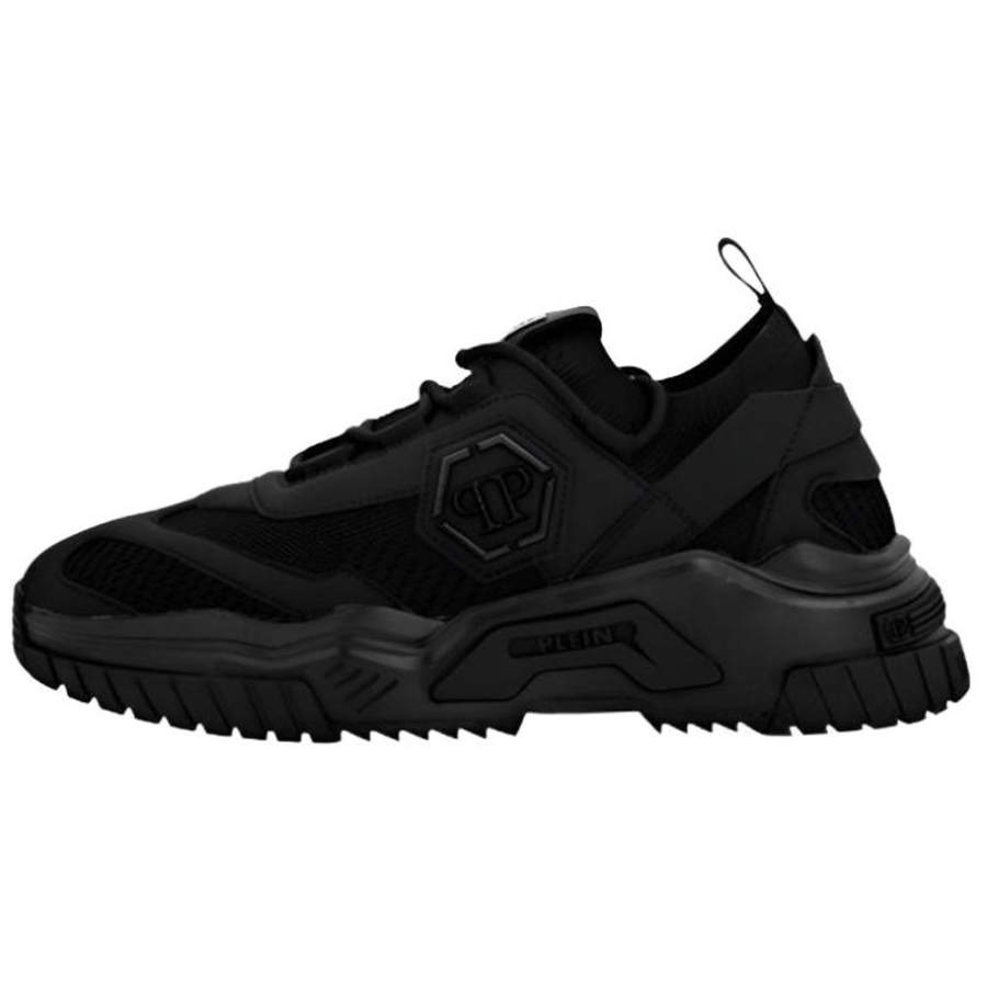 PHILIPP PLEIN Runner Hexagon Low top Casual Shoes Men's Black