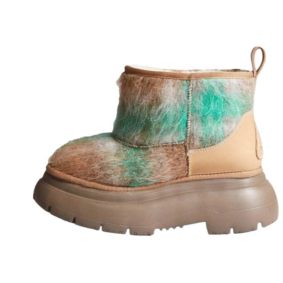 R13 Ankle Length Snow Boots Women's Brown