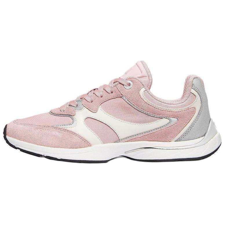 MICHAEL KORS Riley Mesh, Leather, Suede Low top Casual Shoes Women's Pink