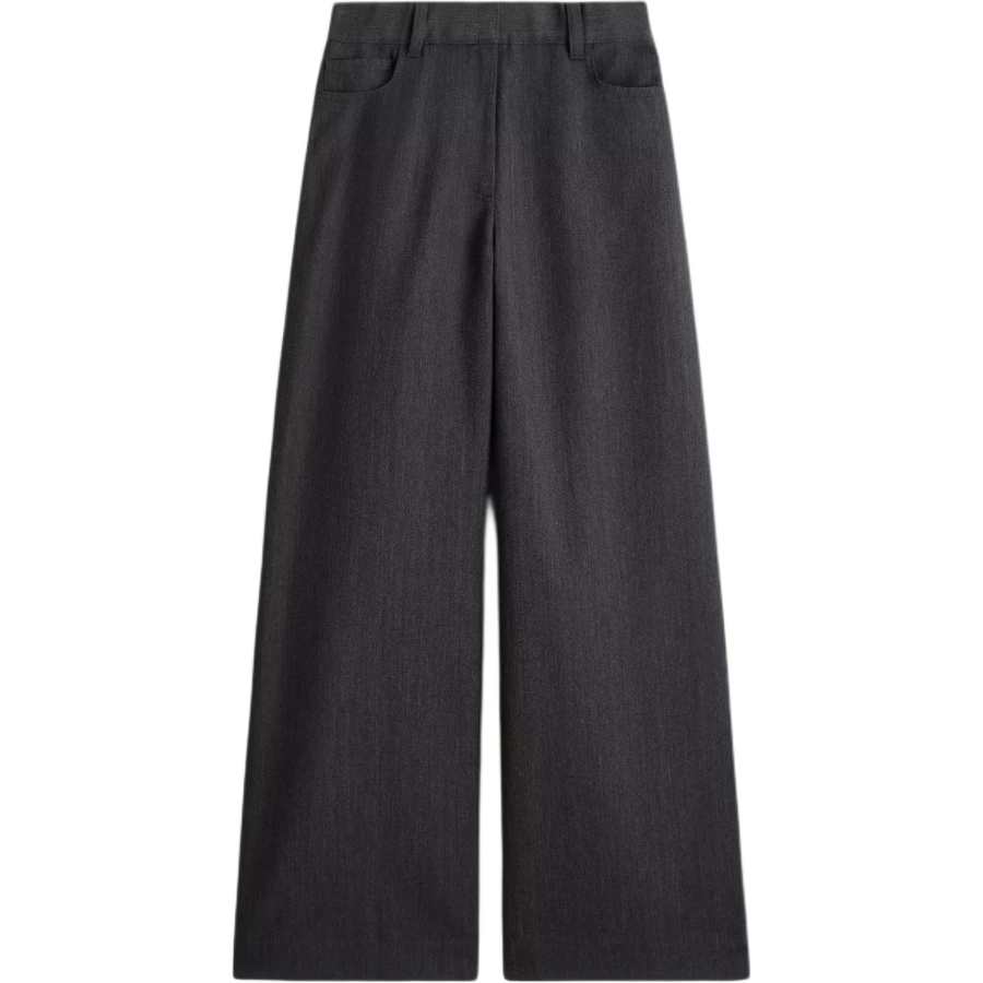 COS Casual Pants Women's Black Moderate Wide Leg Pants